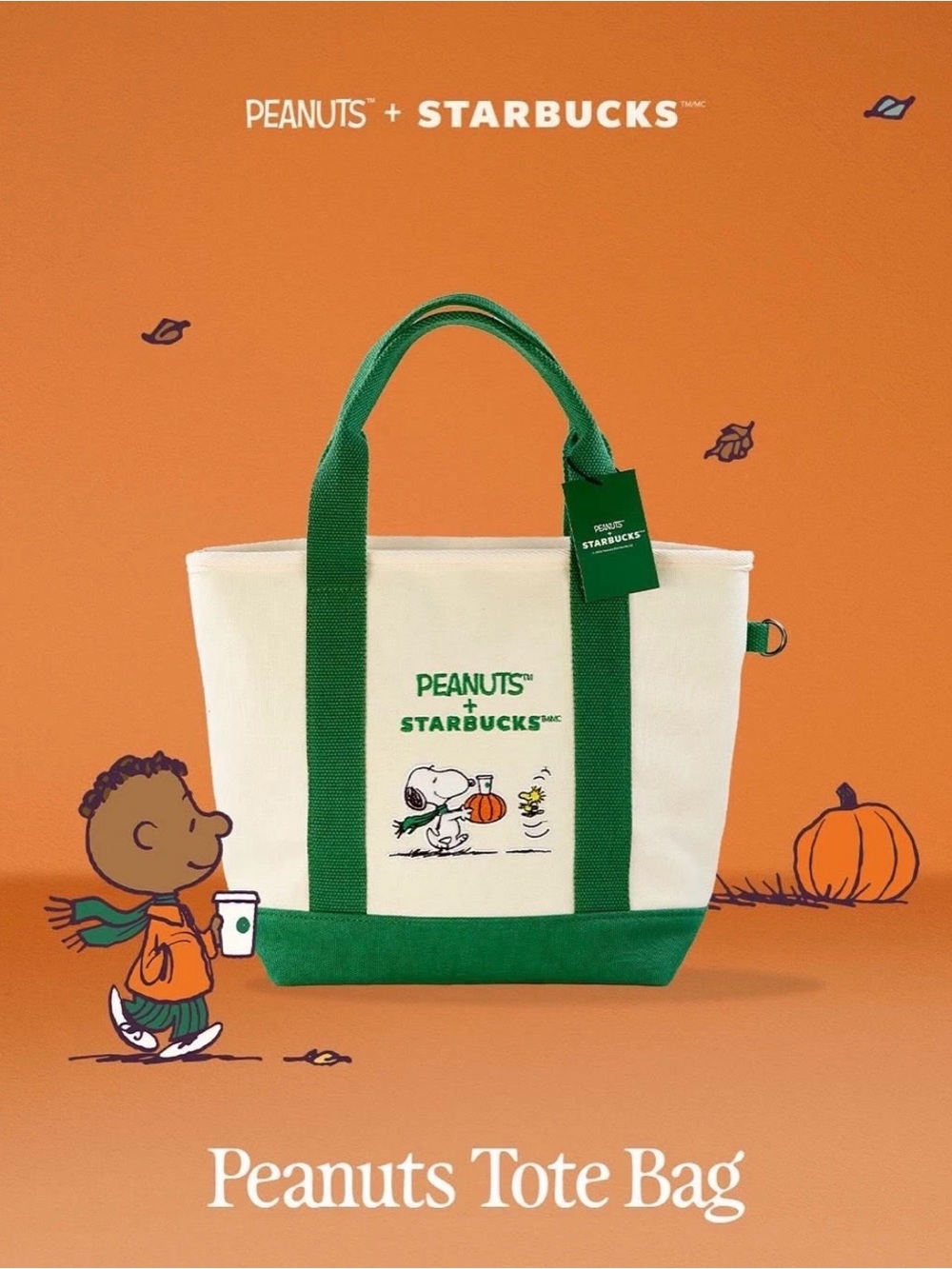 PEANUTS X STARBUCKS Snoopy Tote - Picture 2 of 6